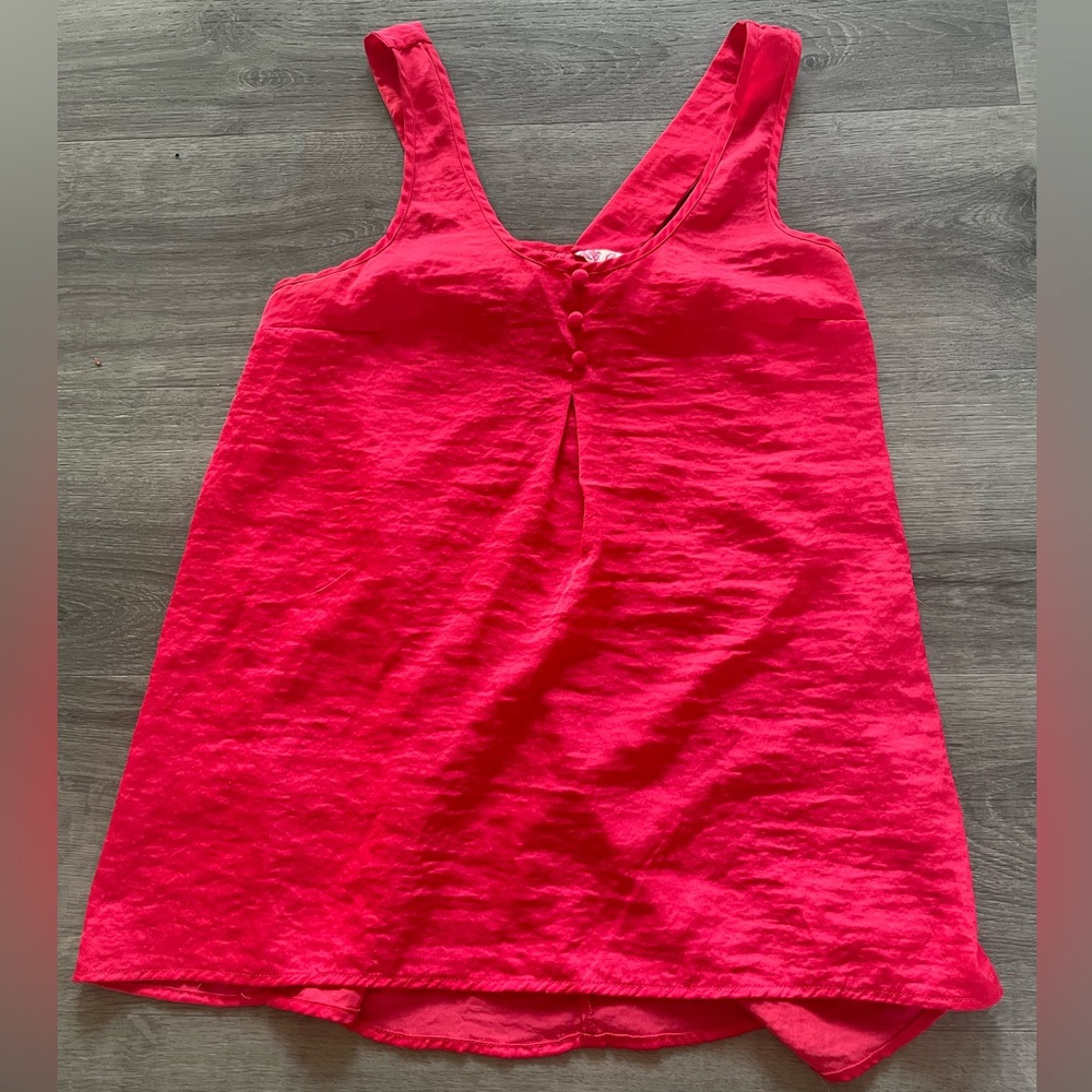 Candie’s Vibrant Pink Tank-Top